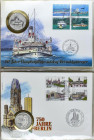 World Medals
Lote 100 sobre primer día con moneda o medalla. Finales siglo XX. PHILSWISS. AE, AlBr, Ni, AR. Interesante lote compuesto por 3 álbumes ...