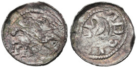 Medieval coins 
POLSKA / POLAND / POLEN / SCHLESIEN / GERMANY

Bolesław II Śmiały (1058-1080). Denar książęcy 
AW: Głowa w lewo
RW: Książę na kon...