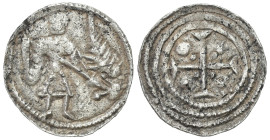 Medieval coins 
POLSKA / POLAND / POLEN / SCHLESIEN / GERMANY

Bolesław III Krzywousty (1107-1138). Denar 
AW: Rycerz przebijający włócznią smoka...