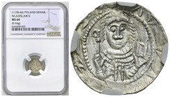 Medieval coins 
POLSKA / POLAND / POLEN / SCHLESIEN / GERMANY

Władysław II Wygnaniec (1138-1146). Denar NGC MS64 (2MAX) 
AW: Książę z mieczem
RW...