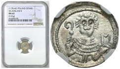 Medieval coins 
POLSKA / POLAND / POLEN / SCHLESIEN / GERMANY

Władysław II Wygnaniec (1138-1146). Denar NGC MS63 
AW: Książę z mieczem
RW: Bisku...