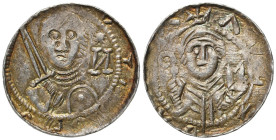 Medieval coins 
POLSKA / POLAND / POLEN / SCHLESIEN / GERMANY

Władysław II Wygnaniec (1138-1146). Denar - Biskup na wprost 
AW: Książę z mieczem...