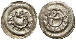 Medieval coins 
POLSKA / POLAND / POLEN / SCHLESIEN / GERMANY

Leszek Biały (1202-1227). Brakteat, biskup z pastorałem – RARITY 
AW: Półpostać bis...