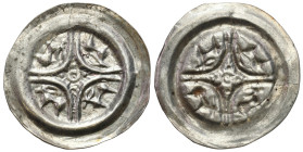 Medieval coins 
POLSKA / POLAND / POLEN / SCHLESIEN / GERMANY

Leszek Biały (1202-1227) Brakteat - RARITY 
AW: Łuki tworzące krzyż z kółkiem w śro...