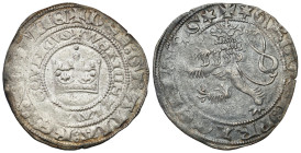 Medieval coins 
POLSKA / POLAND / POLEN / SCHLESIEN / GERMANY

Polska / Czechy Wacław II (1300-1305). Groschen (Grosz) praski, Kutna Hora 
AW: Kor...