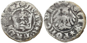 Medieval coins 
POLSKA / POLAND / POLEN / SCHLESIEN / GERMANY

Władysław Jagiełło (1386–1434). Half Groschen (Grosz) koronny, Kraków / Cracow - zna...