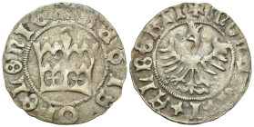 Medieval coins 
POLSKA / POLAND / POLEN / SCHLESIEN / GERMANY

Jan I Olbracht (1492-1501). Half Groschen (Grosz) koronny, Kraków / Cracow - litera ...