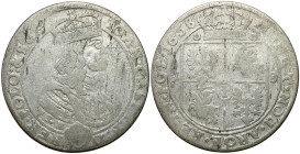 John II Casimir 
POLSKA/ POLAND/ POLEN / POLOGNE / POLSKO

Jan II Kazimierz Ort 18 groszy 1668 TLB Bydgoszcz 

TLB pod rękawem króla i ozdobniki ...