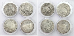 John II Casimir 
POLSKA/ POLAND/ POLEN / POLOGNE / POLSKO

Jan II Kazimierz. Szostak (6 Groschen - Groszy) 1661, Kraków / Cracow, Lwów, group 4 coi...