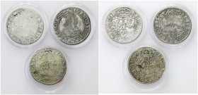 John II Casimir 
POLSKA/ POLAND/ POLEN / POLOGNE / POLSKO

Jan II Kazimierz. Szostak (6 Groschen - Groszy) 1664-1667, Bydgoszcz, group 3 coins 

...