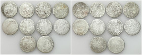 John II Casimir 
POLSKA/ POLAND/ POLEN / POLOGNE / POLSKO

Jan II Kazimierz. Szostak (6 Groschen - Groszy) 1661-1667, group 10 coins 

Zestaw zaw...