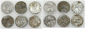John II Casimir 
POLSKA/ POLAND/ POLEN / POLOGNE / POLSKO

Jan II Kazimierz. Schilling / Szelag 1652, Vilnius, group 6 pieces 

Kilka sztuk z poł...