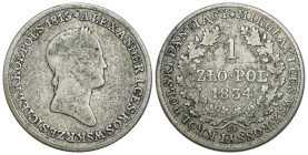 Polish Kingdom / Russia
POLSKA / POLAND / POLEN / RUSSIA / RUSSLAND / РОССИЯ

Królestwo Polskie / Rosja. Nicholas I. 1 zloty 1834 IP, Warszawa 
AW...