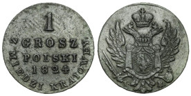 Polish Kingdom / Russia
POLSKA / POLAND / POLEN / RUSSIA / RUSSLAND / РОССИЯ

Polska XIX w./Rosja. Alexander I. Groschen (Grosz) Polski z MIEDZI KR...