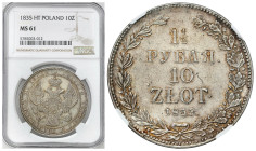 Poland XIX century / Russia 
POLSKA / POLAND / POLEN / RUSSIA / RUSSLAND / РОССИЯ

Polska XIX w. /Rosja. Nicholas I. 1 1/2 Rubel (Rouble) (Rouble) ...