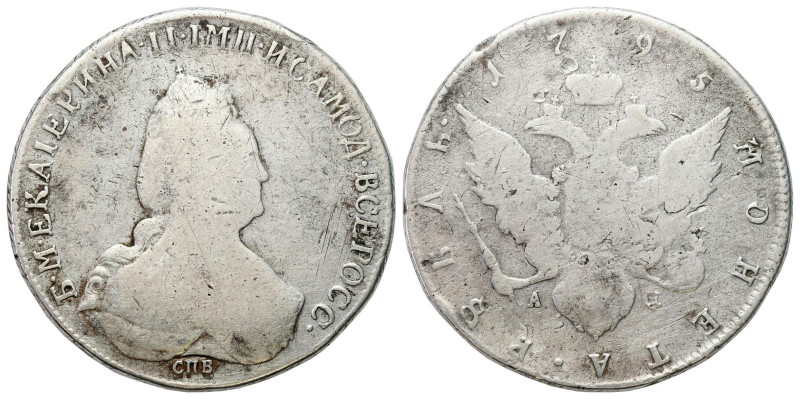 Russia 
RUSSIA / RUSSLAND / РОССИЯ

Russia, Catherine II. Ruble 1795 СПБ-К, P...