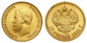 Russia 
RUSSIA / RUSSLAND / РОССИЯ

Rosja. Nicholas II. 10 Rubel (Rouble) 1911 ЭБ, Petersburg – RZADSZE 
AW: Głowa cara w lewo, legenda otokowa.
...