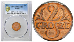 Second Polish Republic - A unique collection of penny coins, part 2
POLSKA / POLAND / POLEN / POLOGNE / POLSKO

II RP. 2 grosze 1937 PCGS MS64 RD –...