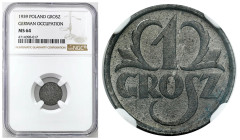 Second Polish Republic - A unique collection of penny coins, part 2
POLSKA / POLAND / POLEN / POLOGNE / POLSKO

Generalna Gubernia. 1 grosz 1939 cy...