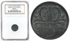 Second Polish Republic - A unique collection of penny coins, part 2
POLSKA / POLAND / POLEN / POLOGNE / POLSKO

Generalna Gubernia. 1 grosz 1939 cy...