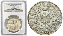 Probe coins Polish People Republic (PRL) and Poland
POLSKA / POLAND / POLEN / PROBA / PATTERN

PRL. PROBA / PATTERN srebro 100 zlotych 1966 Mieszko...