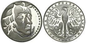 Probe coins Polish People Republic (PRL) and Poland
POLSKA / POLAND / POLEN / PROBA / PATTERN

PRL. PROBA / PATTERN 50 zlotych 1972 Fryderyk Chopin...