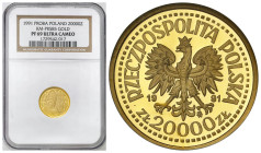 Polish Gold Coins since 1949
POLSKA / POLAND / POLEN / POLOGNE / POLSKO

PROBA / PATTERN GOLD 20.000 zlotych 1991 Papież John Paul II Ołtarz NGC PF...