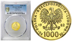 Polish Gold Coins since 1949
POLSKA / POLAND / POLEN / POLOGNE / POLSKO

PRL. 1.000 zlotych 1982 John Paul II, stempel zwykły PCGS MS68 (2 MAX) 
...