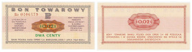 PEKAO merchandise vouchers
POLSKA / POLAND / POLEN / POLOGNE / POLSKO

Bank PEKAO S.A. Bon na 2 cent 1969 seria Eo – BEAUTIFUL 

Pięknie zachowan...