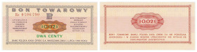 PEKAO merchandise vouchers
POLSKA / POLAND / POLEN / POLOGNE / POLSKO

Bank PEKAO S.A. Bon na 2 cent 1969 seria Eo – BEAUTIFUL 

Pięknie zachowan...