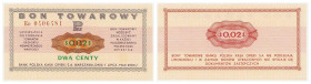 PEKAO merchandise vouchers
POLSKA / POLAND / POLEN / POLOGNE / POLSKO

Bank PEKAO S.A. Bon na 2 cent 1969 seria Eo – BEAUTIFUL 

Pięknie zachowan...