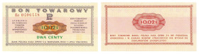 PEKAO merchandise vouchers
POLSKA / POLAND / POLEN / POLOGNE / POLSKO

Bank PEKAO S.A. Bon na 2 cent 1969 seria Eo 

Minimalne zagniecenia.

De...