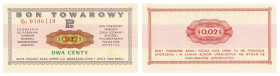 PEKAO merchandise vouchers
POLSKA / POLAND / POLEN / POLOGNE / POLSKO

Bank PEKAO S.A. Bon na 2 cent 1969 seria Eo – BEAUTIFUL 

Pięknie zachowan...