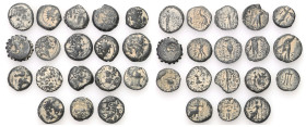Ancient coins: Greece
Greece, AE Seleucid Dynasty 3rd - 1st century BC - set of 18 pieces 

Monety w słabszym stanie zachowania, patyna.

Conditi...