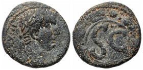 Ancient coins: Roman Empire (Rome)
Rome Provincial. Tiberius (14-37 AD) Antioch, Syria 
AW: Głowa cesarza w prawo – w otoku legenda TI CAESAR AVG TR...