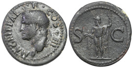 Ancient coins: Roman Empire (Rome)
Roman Empire. Caligula (37-41). As 37-41, Rome 
AW: Głowa Marka Agryppy w lewo, napis: M AGRIPPAL F COS III
RW: ...