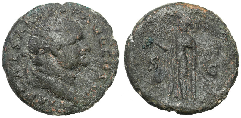 Ancient coins: Roman Empire (Rome)
Roman Empire, Vespasian (69-79). As 76, Rome...