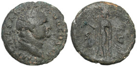 Ancient coins: Roman Empire (Rome)
Roman Empire, Vespasian (69-79). As 76, Rome 
AW: Głowa cesarza w wieńcu laurowym w prawo, IMP CAESAR VESP AVG CO...