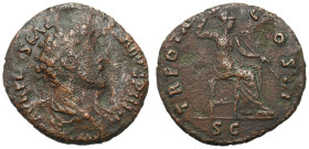 Ancient coins: Roman Empire (Rome)
Roman Empire, Marcus Aurelius (161180). As 155-156, Rome 
AW: Popiersie cezara w prawo
RW: Minerwa siedząca w pr...