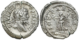 Ancient coins: Roman Empire (Rome)
Septimius Severus (193211). Denarius, Rome 
AW: Głowa cesarza w prawo i napis
RW: Wiktoria krocząca lewo i napis...