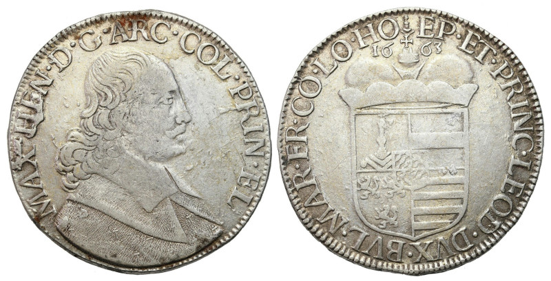Belgium
Belgium. Bishopric of Liege. Maximilian Henry of Bavaria Patagon 1663 L...