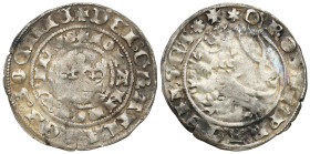 Czechoslovakia / Czech Republic
The czech republic. John of Luxembourg (1310-1346). Prague penny, Kuta Hora 

Ciemna patyna.&nbsp;&nbsp;

Details...