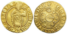 Germany
Germany, Frankfurt. Goldgulden undated (1418-1429) 

Resztki połysku menniczego.

Details: 3,19 g Au 
Condition: 3- (VF-) 
Literature: ...