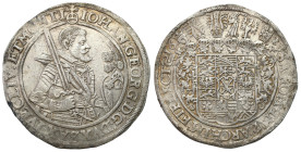 Germany
Germany, Saxony, John George I, Dresden Thaler 1623 

Ładnie zachowana moneta, patyna. Dobrze widoczne detale.&nbsp;Jan Jerzy I zastąpił sw...