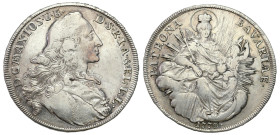 Germany
Germany, Bavaria - Maximilian III Joseph (1745-1777). Thaler 1770, Munich 

Resztki połysku, justunek.Ciemna patyna.&nbsp;

Details: 27,9...