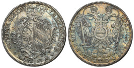Germany
Germany. Nuremberg. Thaler 1768 RARE 
AW: herb miasta zwieńczony koroną muralis, w otoku legenda: MONETA REIPVBL•NORIMBERG•1768•/X•E•FEINE•M...