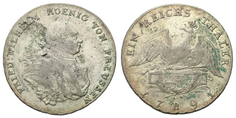 Germany
Germany, Prussia. Frederick William II (1786-1797). Talar 1791 B, Wroca...
