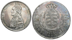 Germany
Germany. Saxony. Fryderyk August I. Thaler 1821 IGS 

Fryderyk August I (1806-1827). Rok 1821 przebity z roku 1820.Rzadki talar niemiecki p...