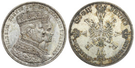 Germany
Germany, Prussia. William I (1861-1888). Coronation thaler (Vereinstaler) 1861 A, Berlin 

Ciemna patyna. Ładnie zachowany.&nbsp;

Detail...