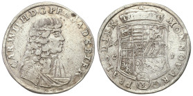 Germany
Germany, Anhalt. Charles William (16671718). 2/3 thaler 1678? CP, Zerbst 

Resztki połysku menniczego. Słabo czytelna data.&nbsp;

Detail...